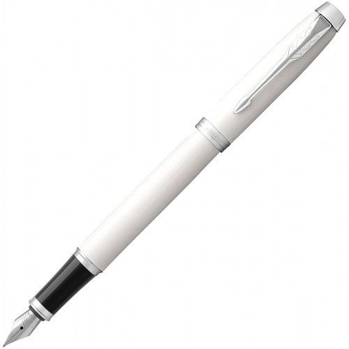 Перьевая ручка Parker IM Core F321, White CT (Перо F)