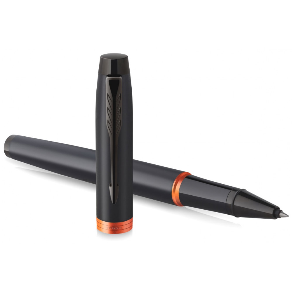 Ручка-роллер Parker IM Vibrant Rings T315, Flame Orange PVD