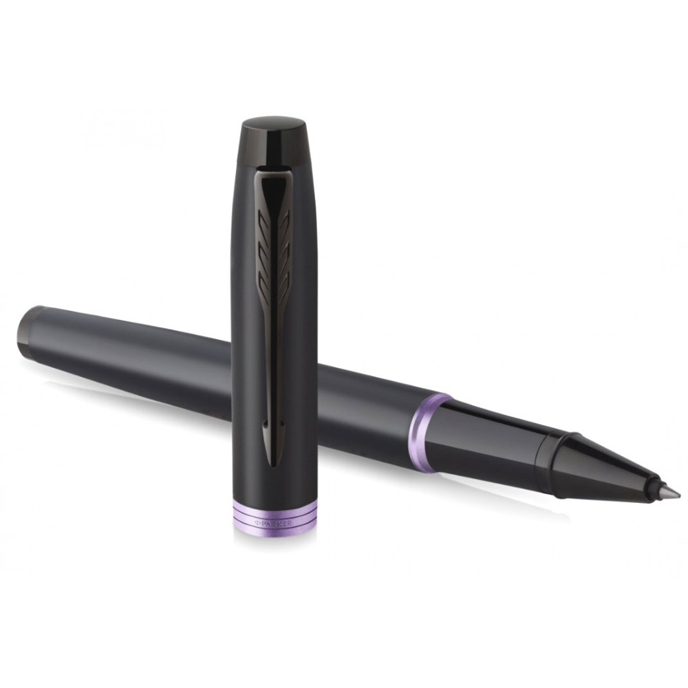 Ручка-роллер Parker IM Vibrant Rings T315, Amethyst Purple PVD