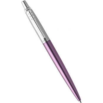 Набор: чехол + шариковая ручка Parker Jotter Core K63, Victoria Violet CT