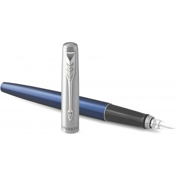 Ручка перьевая Parker Jotter Core F63, Royal Blue CT (Перо M)