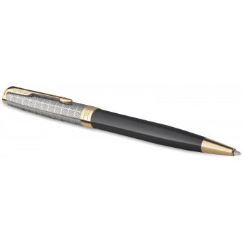 Ручка шариковая Parker Sonnet Premium K537, Metal Black GT