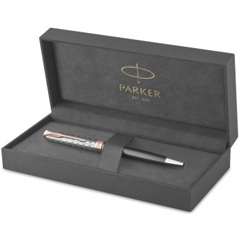 Ручка шариковая Parker Sonnet Premium K537, Metal Grey PGT