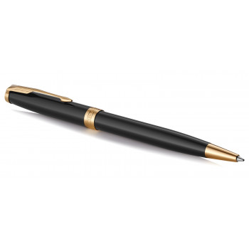 Набор Parker 2022: шариковая ручка Parker Sonnet Core K530, Black GT + чехол для ручки