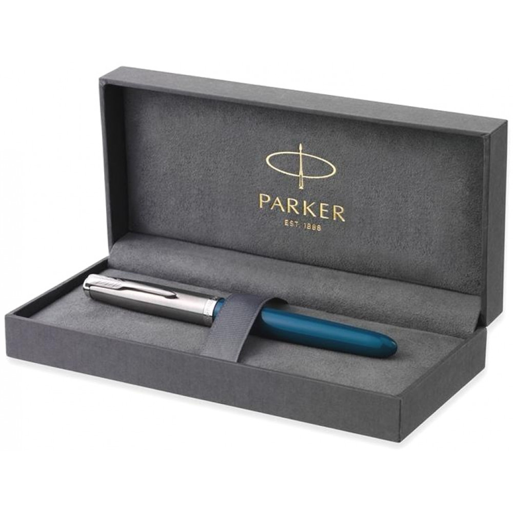 Ручка перьевая Parker 51 Core, Teal Blue CT (Перо F) 2123506